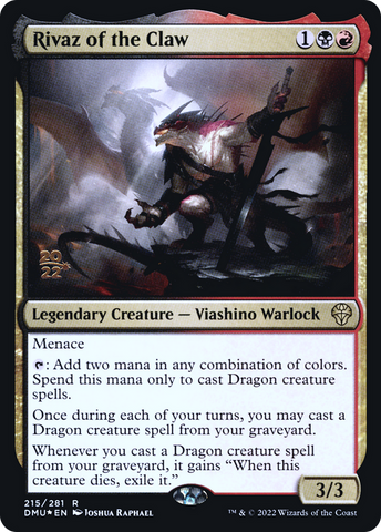 Rivaz of the Claw [Dominaria United Prerelease Promos] - The Mythic Store | 24h Order Processing