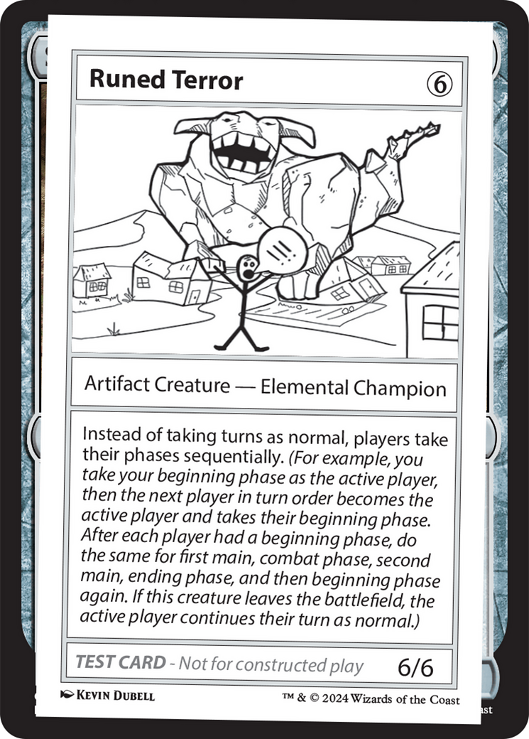 Runed Terror [Mystery Booster 2 Playtest Cards] - The Mythic Store | 24h Order Processing