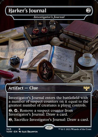 Investigator's Journal - Harker's Journal [Innistrad: Crimson Vow] - The Mythic Store | 24h Order Processing