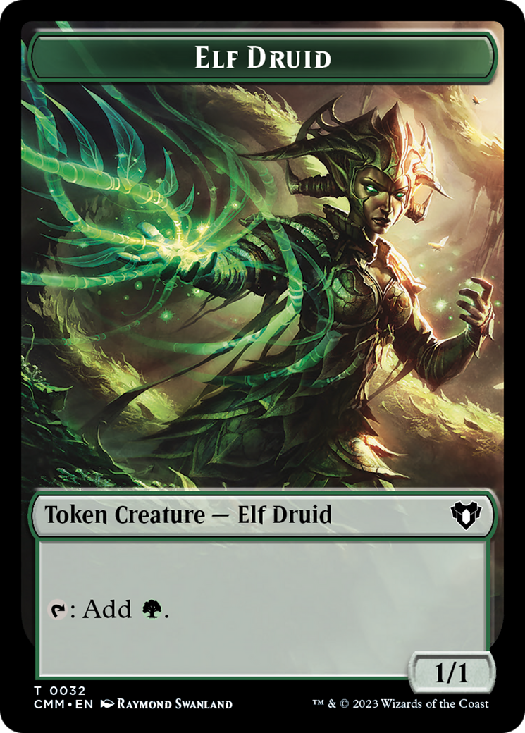 Elf Druid Token [Commander Masters Tokens] - The Mythic Store | 24h Order Processing