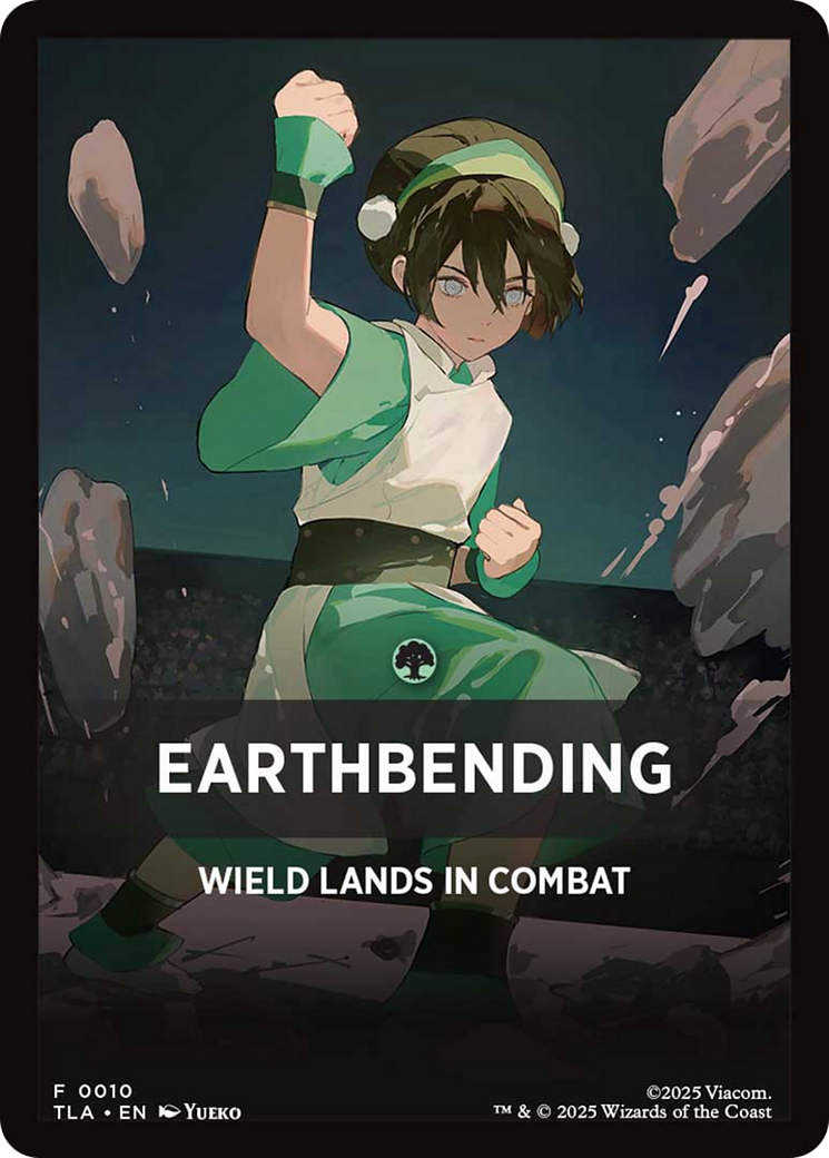Earthbending Theme Card (0010) [Avatar: The Last Airbender Tokens] - The Mythic Store | 24h Order Processing