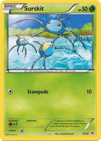Surskit (16/30) [XY: Trainer Kit 2 - Latias] - The Mythic Store | 24h Order Processing