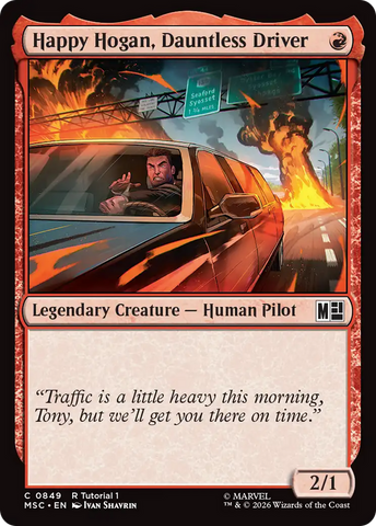 Happy Hogan, Dauntless Driver (0849) [Marvel Super Heroes Commander] - The Mythic Store | 24h Order Processing