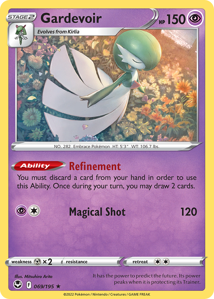 Gardevoir (069/195) (Theme Deck Exclusive) [Sword & Shield: Silver Tempest] - The Mythic Store | 24h Order Processing