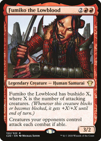 Fumiko the Lowblood [Commander 2020] - The Mythic Store | 24h Order Processing