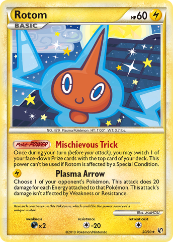 Rotom (20/90) [HeartGold & SoulSilver: Undaunted] - The Mythic Store | 24h Order Processing