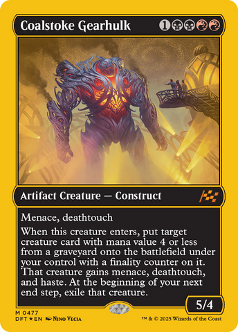 Coalstoke Gearhulk (First-Place Foil) [Aetherdrift] - The Mythic Store | 24h Order Processing