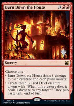 Burn Down the House (Promo Pack) [Innistrad: Midnight Hunt Promos] - The Mythic Store | 24h Order Processing