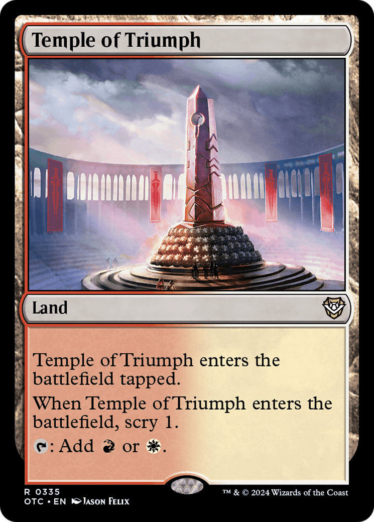 Temple of Triumph [Outlaws of Thunder Junction Commander] - The Mythic Store | 24h Order Processing