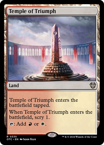 Temple of Triumph [Outlaws of Thunder Junction Commander] - The Mythic Store | 24h Order Processing