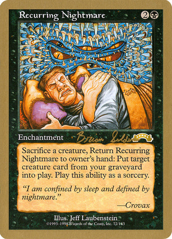 Recurring Nightmare (Brian Selden) [World Championship Decks 1998] - The Mythic Store | 24h Order Processing