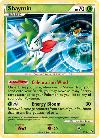 Shaymin (8/95) [HeartGold & SoulSilver: Unleashed] - The Mythic Store | 24h Order Processing