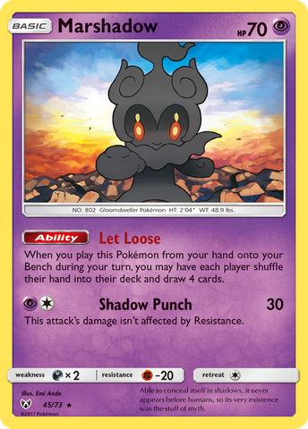 Marshadow (45/73) [Sun & Moon: Shining Legends] - The Mythic Store | 24h Order Processing