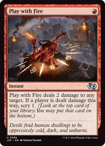 Play with Fire [Foundations Jumpstart] - The Mythic Store | 24h Order Processing