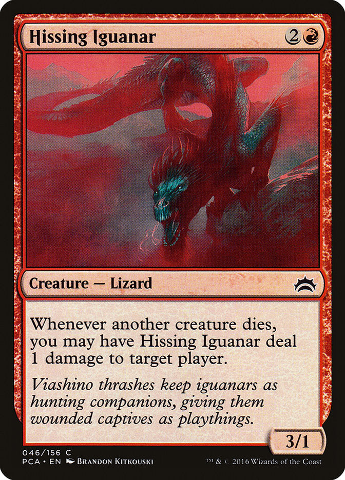 Hissing Iguanar [Planechase Anthology] - The Mythic Store | 24h Order Processing