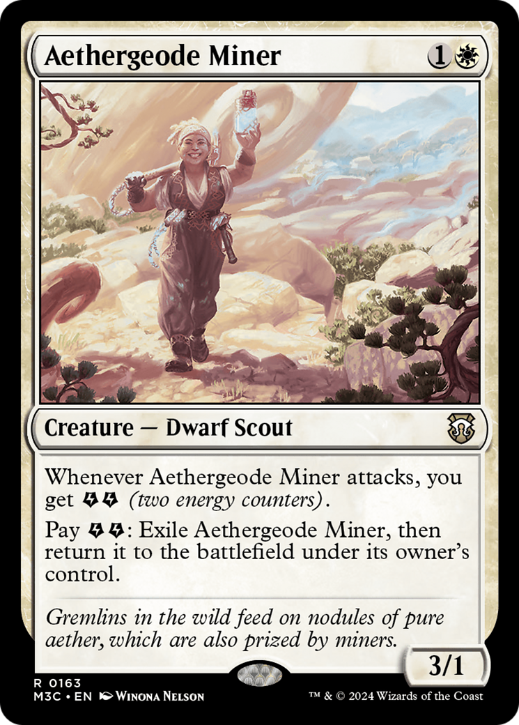 Aethergeode Miner [Modern Horizons 3 Commander] - The Mythic Store | 24h Order Processing