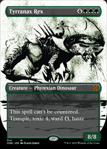 Tyrranax Rex (Borderless Ichor) [Phyrexia: All Will Be One] - The Mythic Store | 24h Order Processing