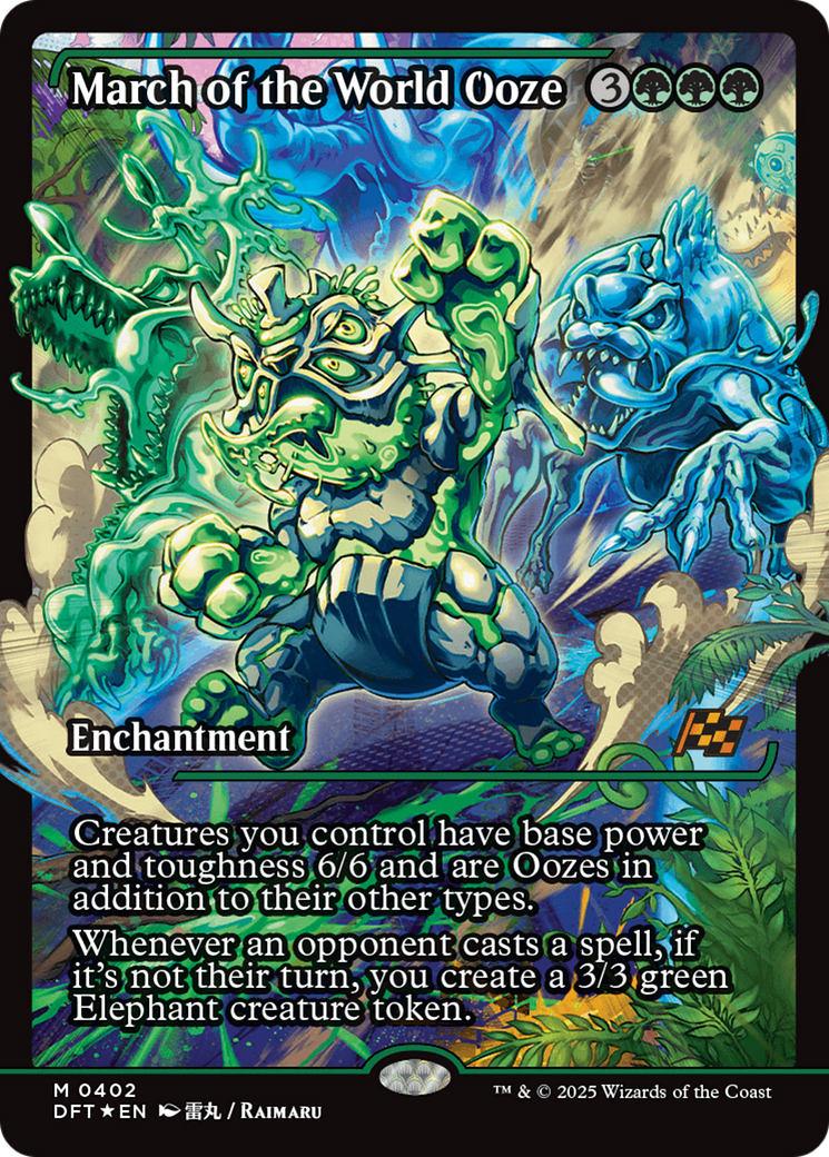 March of the World Ooze (Showcase) [Aetherdrift] - The Mythic Store | 24h Order Processing