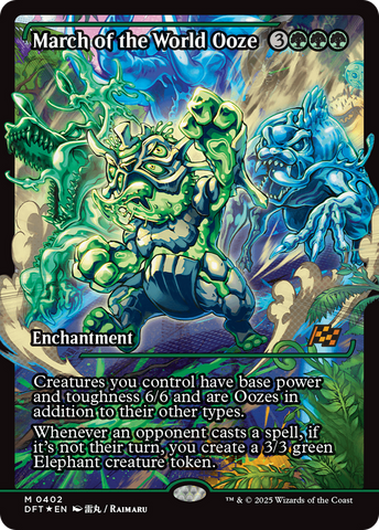 March of the World Ooze (Showcase) [Aetherdrift] - The Mythic Store | 24h Order Processing