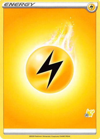 Lightning Energy (Pikachu Stamp #21) [Battle Academy 2022] - The Mythic Store | 24h Order Processing