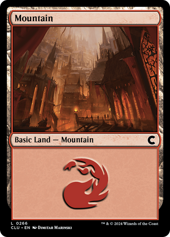 Mountain (0266) [Ravnica: Clue Edition] - The Mythic Store | 24h Order Processing
