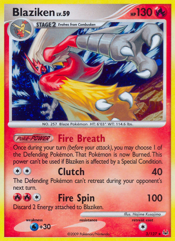 Blaziken (3/127) [Platinum: Base Set] - The Mythic Store | 24h Order Processing