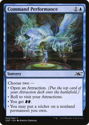 Command Performance [Unfinity] - The Mythic Store | 24h Order Processing