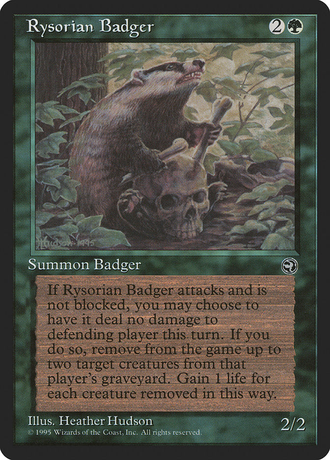 Rysorian Badger [Homelands] - The Mythic Store | 24h Order Processing