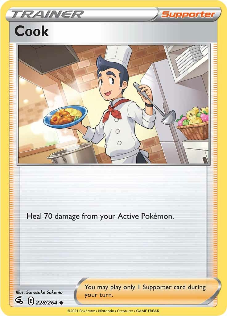 Cook (228/264) [Sword & Shield: Fusion Strike] - The Mythic Store | 24h Order Processing