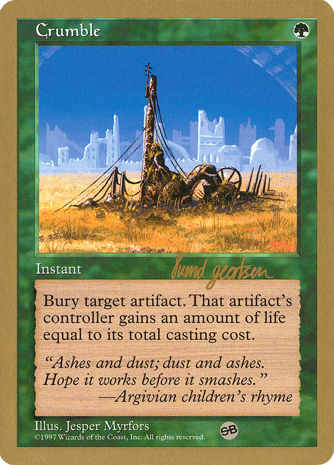 Crumble (Svend Geertsen) (SB) [World Championship Decks 1997] - The Mythic Store | 24h Order Processing