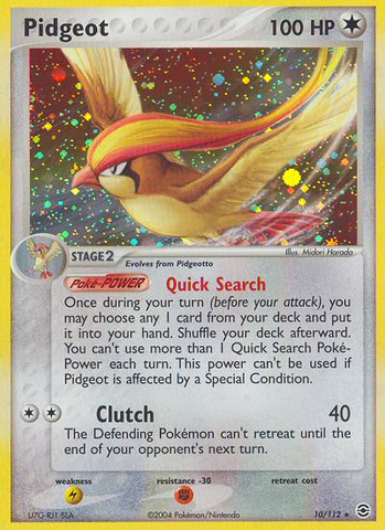 Pidgeot (10/112) [EX: FireRed & LeafGreen] - The Mythic Store | 24h Order Processing
