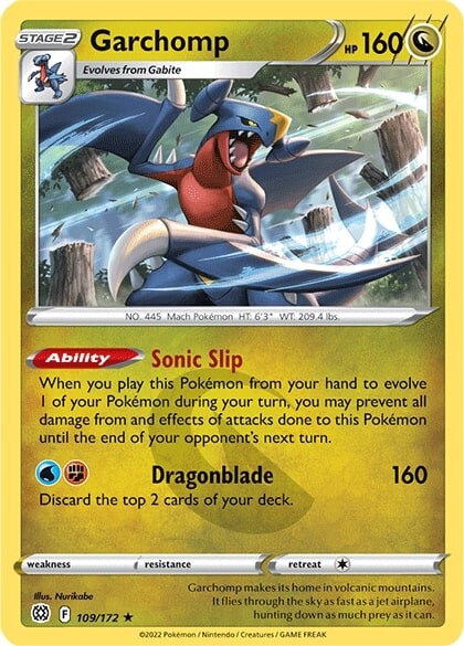Garchomp (109/172) [Sword & Shield: Brilliant Stars] - The Mythic Store | 24h Order Processing