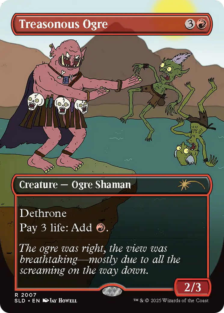 Treasonous Ogre (Rainbow Foil) [Secret Lair Drop Series] - The Mythic Store | 24h Order Processing