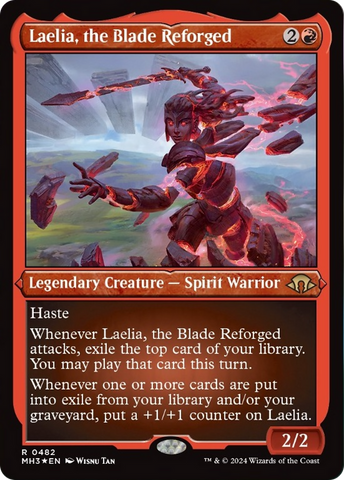Laelia, the Blade Reforged (Foil Etched) [Modern Horizons 3] - The Mythic Store | 24h Order Processing