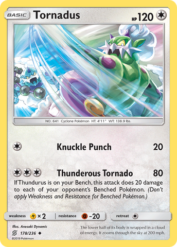 Tornadus (178/236) [Sun & Moon: Unified Minds] - The Mythic Store | 24h Order Processing
