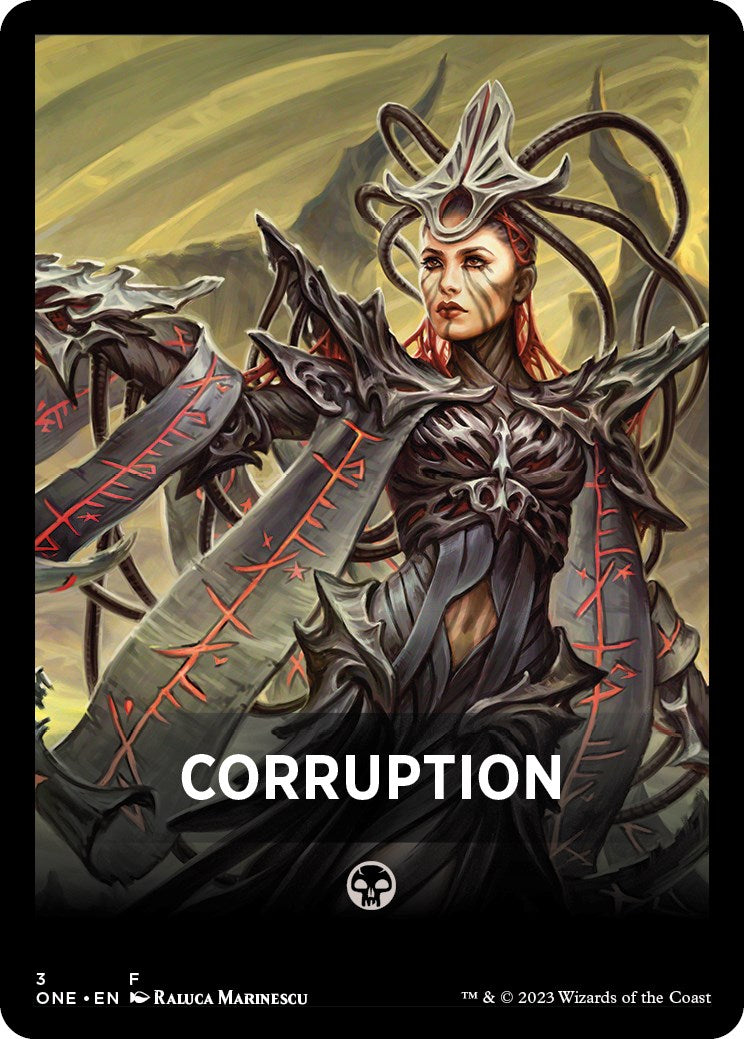 Corruption Theme Card [Phyrexia: All Will Be One Tokens] - The Mythic Store | 24h Order Processing