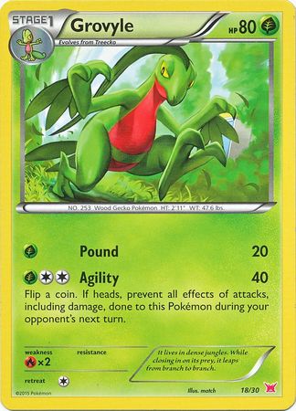 Grovyle (18/30) [XY: Trainer Kit 2 - Latias] - The Mythic Store | 24h Order Processing