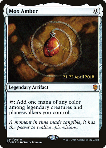 Mox Amber [Dominaria Prerelease Promos] - The Mythic Store | 24h Order Processing