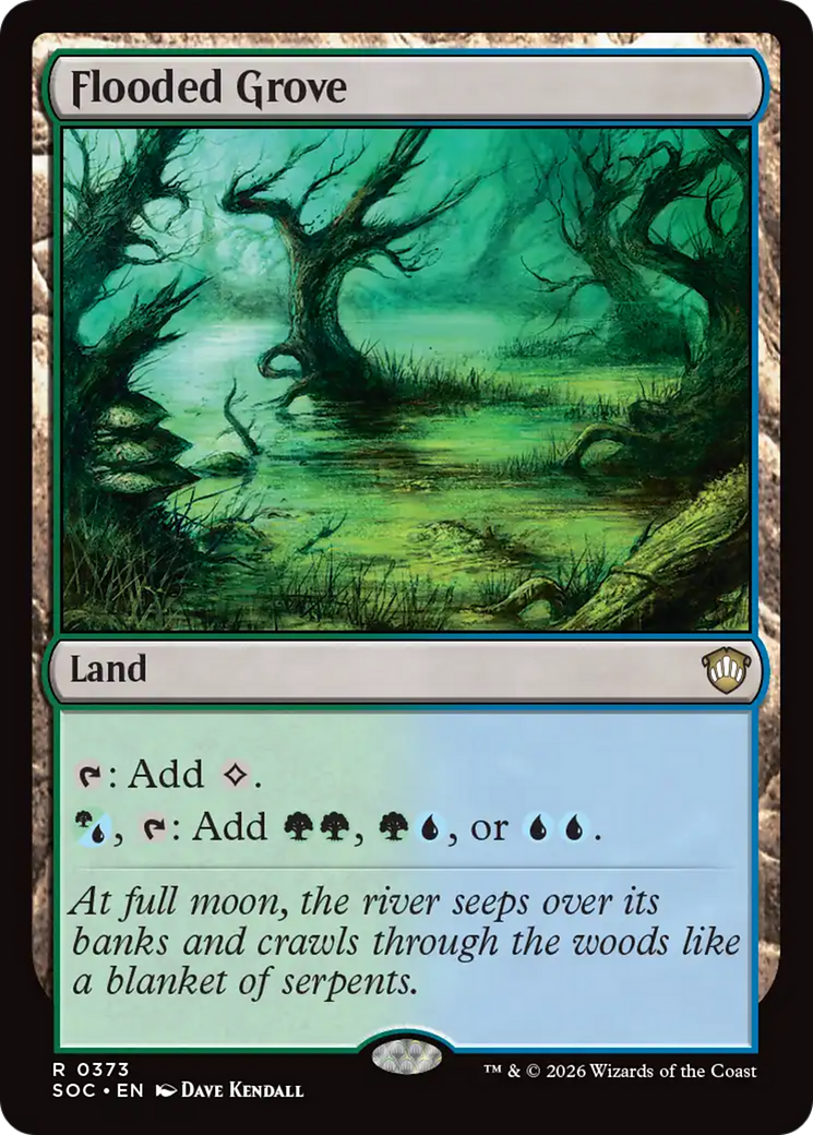 Flooded Grove [Secrets of Strixhaven Commander] - The Mythic Store | 24h Order Processing
