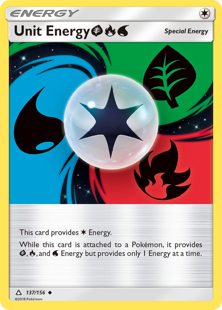 Unit Energy (137/156) (Grass, Fire, Water) [Sun & Moon: Ultra Prism] - The Mythic Store | 24h Order Processing