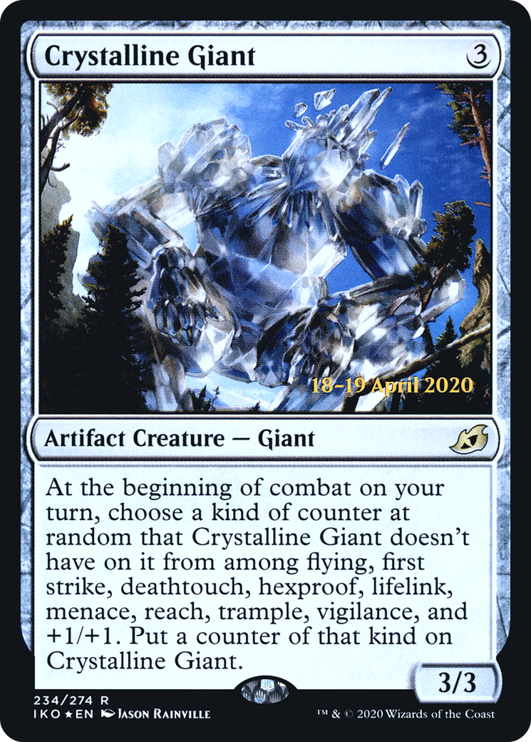 Crystalline Giant [Ikoria: Lair of Behemoths Prerelease Promos] - The Mythic Store | 24h Order Processing