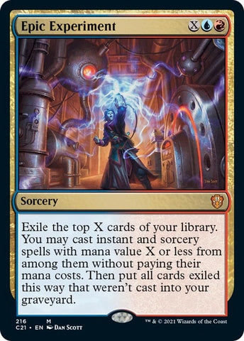 Epic Experiment [Commander 2021] - The Mythic Store | 24h Order Processing