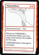 Trial and Error (2021 Edition) [Mystery Booster Playtest Cards] - The Mythic Store | 24h Order Processing