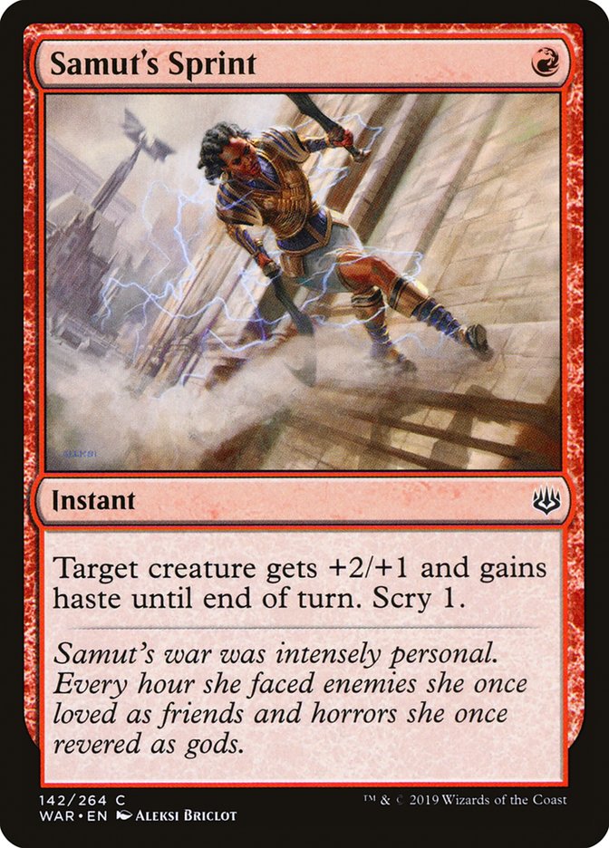 Samut's Sprint [War of the Spark] - The Mythic Store | 24h Order Processing
