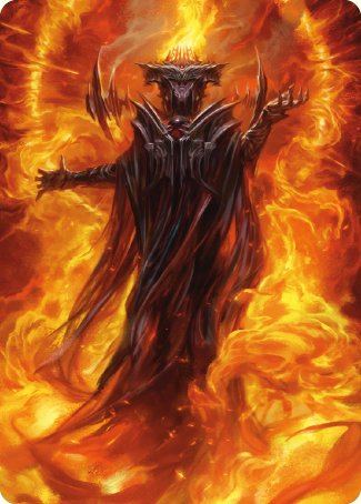 Sauron, the Dark Lord Art Card [The Lord of the Rings: Tales of Middle-earth Art Series] - The Mythic Store | 24h Order Processing