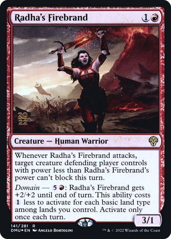 Radha's Firebrand [Dominaria United Prerelease Promos] - The Mythic Store | 24h Order Processing