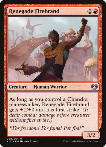 Renegade Firebrand [Kaladesh] - The Mythic Store | 24h Order Processing