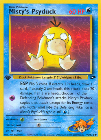 Misty's Psyduck (90/132) [Gym Challenge 1st Edition] - The Mythic Store | 24h Order Processing