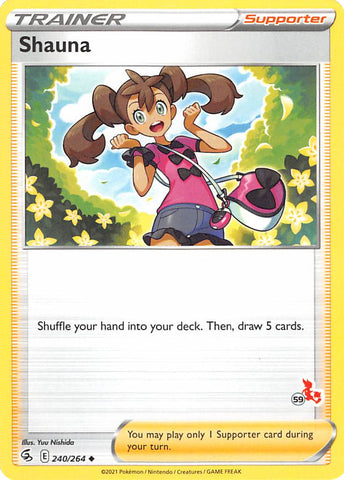 Shauna (240/264) (Cinderace Stamp #59) [Battle Academy 2022] - The Mythic Store | 24h Order Processing