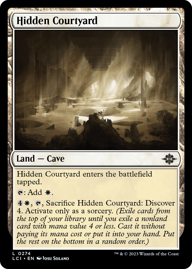 Hidden Courtyard [The Lost Caverns of Ixalan] - The Mythic Store | 24h Order Processing